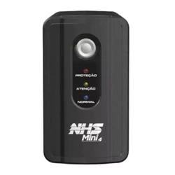 Nobreak Nhs Mini 4 600va Com 1 Bateria Selada 7 Ah/ Entrada Bivolt e Saída 120v
