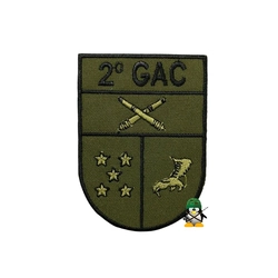 Distintivo de Organização Militar Bordado - DOM - Baixa Visivilidade (2º GAC)