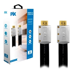 Cabo Hdmi 2.0 - 4k Hdr 19p 2m - Flat Desmontavel