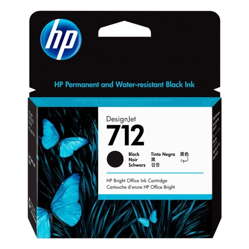 Cartucho De Tinta Hp 712 Preto Pluk 80ml - 3ed71a
