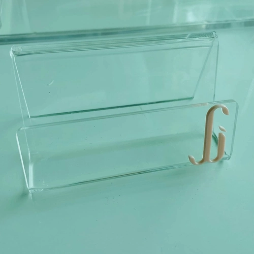 Porta cartao - Logo alto relevo inicial ou desenho