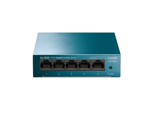 Switch Tp-link Gigabit De Mesa Com 5 Portas - Ls105g