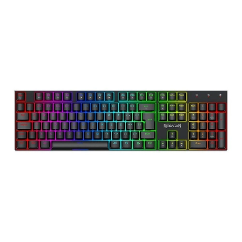 TECLADO MAGNETICO REDRAGON DHARMA PRETO - K556RGB-M