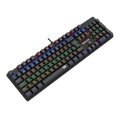 Teclado Mecânico Gamer Redragon Valheim Rainbow Preto Switch Azul - K608-r Pt-blue