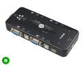 Switch KVM USB para 4 computadores