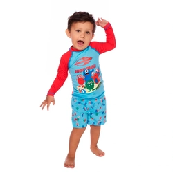 Bermuda De Tactel Mormaii Estampada Masculina - Azul