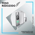 Mouse Gamer Logitech G502 X, USB-C, LIGHTSPEED, Sensor HERO 25K, RGB, 13 Botoes, Switch Hibrido, Branco, 910-006145