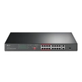 Switch Não Gerenciável C/ 16p 10/100mbps Poe+ e 2p Gigabit Tl-sl1218p Smb