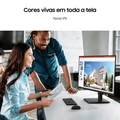 Monitor Samsung Essential S4 24" Fhd Ips 100hz 5ms Pivot - Ls24d400galmzd