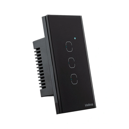 Interruptor Smart Zigbee Touch 3 Preto Ezs 1003 4850049