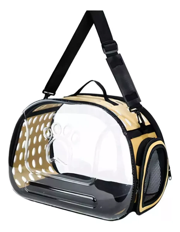 Bolsa Transporte Pet Relax Transparente para Cachorros e Gatos – Portátil, Dobrável e Respirável para Viagens e Passeios