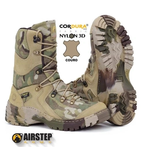 Coturno Militar 8990-13. Multicam (Airstep)