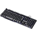 Teclado Gamer Hydra 107 Teclas + 12 Multimídia Com Led Azul Sensação Tecla Mecânica - Gt700