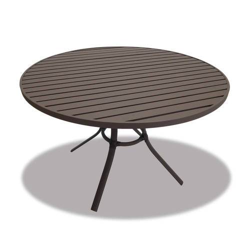 Mesa em alumínio ripado 120cm  Rio de Janeiro