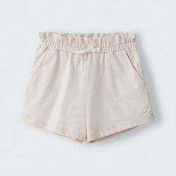Shorts Clochard Bege Liso Hering - Feminino