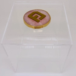 Caixa Seringas da semana Quartzo  - Logo alto relevo inicial ou desenho