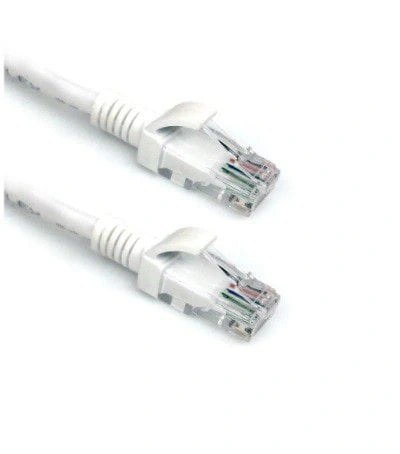 Patch Cord Cabo de Rede CAT6 5M PlusCable Branco - PC-ETH6U50WH