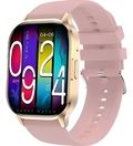 Relógio Smartwatch G-tide S3 Pro 49mm Pulseira Rosa + pulseira extra - Cor Dourado