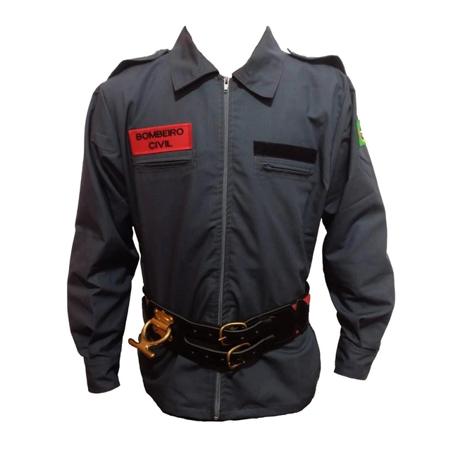 Gandola Bombeiro Civil Manga Longa (Zíper)