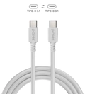 Cabo Usb Tipo-c 3.1 P/ Usb Tipo-c 3.1 - Branco - 1 Metro - Pucp1b