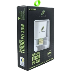 Carregador Flex Turbo 6A 30w Usb-C Tipo-C - XC-UR27