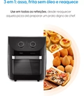 FRITADEIRA ELGIN AIR FRY 12L FORNO EASY 3 EM 1