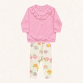 Conjunto Moletom com Legging Estampada Bebê Fakini - Feminina