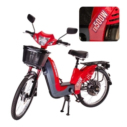 Bicicleta Eletrica Wehawk Hw03 Eb500w Bat 48v 12ah Red