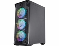 Gabinete Gamer K-mex Trooper Lateral Em Acrílico Com 3 Coolers LED RGB - Cga1b1rh001cbox