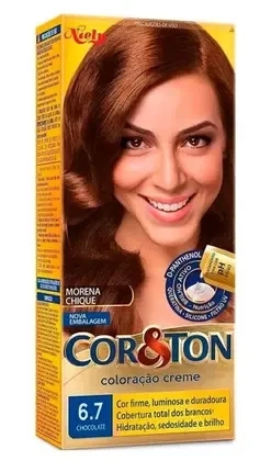 Tintura Creme Cor & Ton Chocolate 6.7 - Cor e Ton