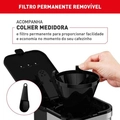Cafeteira Elétrica Arno Preferita Inox 750ml Jarra De Vidro 127v