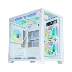 Gabinete Gamer K-Mex Aquario CG-W415 Branco - CGW415RH002CB0X