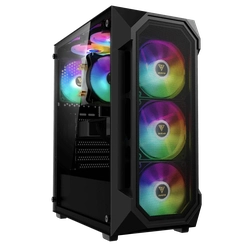 Gabinete Gamer Gamdias Vidro Lateral Argb Elite Preto - Aura GC1