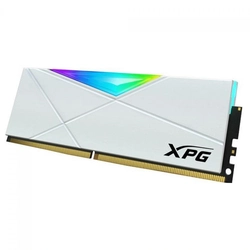 Memória XPG Spectrix D50 RGB, 8GB, 3200MHz, DDR4, CL16, Branca, AX4U32008G16A-SW50