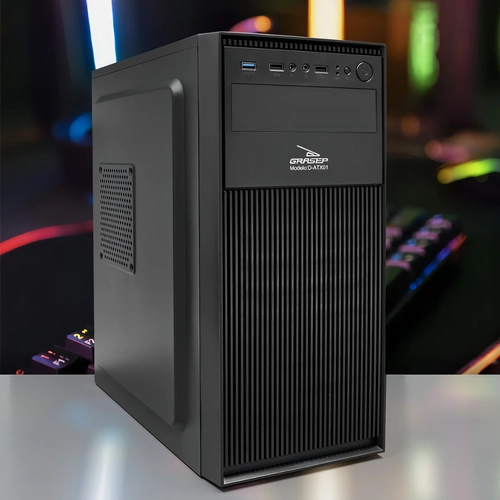 Gabinete Gamer Preto Grasep D-ATX01 ATX Entrada USB 3.0 / DVD