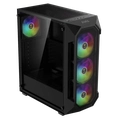 Gabinete Gamer Gamdias Vidro Lateral ARGB Elite Preto - Aura GC1