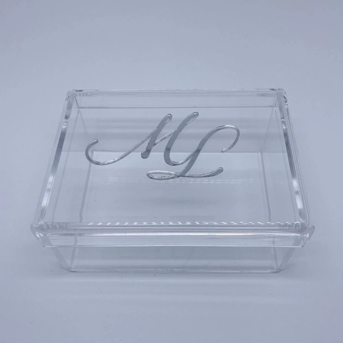 Caixa P tampa removível - Logo alto relevo inicial ou desenho