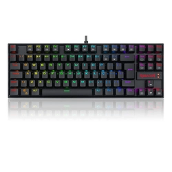 Teclado Mecânico Redragon Kumara, Com fio, ABNT2, Switch Marrom, Preto - K552RGB-1 (PT-BROWN)