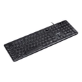 Teclado VINIK Usb Multimidia Slim Chocolate Teclas Redondas Led Branco 1.8m - TC200
