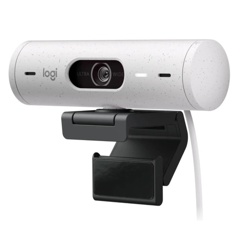 Webcam Logitech Brio 500 Branca Full Hd - 960-001426