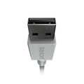 Cabo Usb a 2.0  Macho P/ Usb Tipo-c - Conec. Cinza - P/ Ps5 - 3m - Nylon - Cbpy03c