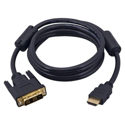 Cabo Adaptador Fortrek HMD201, 1.8 Metros, HDMI para DVI-D, Preto, 62412