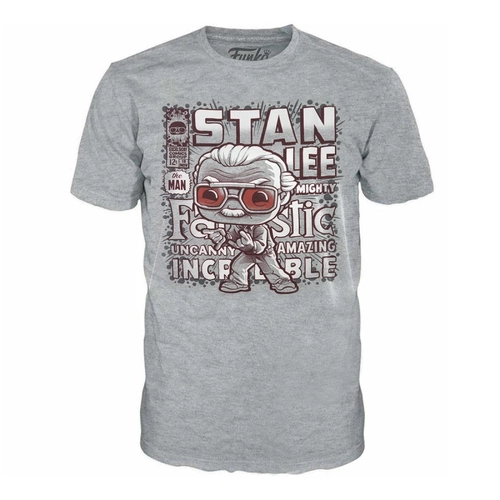 Pop! Tees Camiseta Marvel- Stan Lee - Tam. p