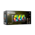 Water Cooler, FC-W360RGB, Preto, C3Tech Gaming