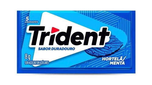 Trident Hortelã Sem Açúcar 8g