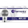 Microfone Dinâmico Supercardióide Harmonics Cabo 4,5 Metros Prata - Mdc201