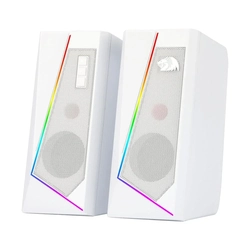 CAIXA DE SOM GAMER REDRAGON ANVIL BRANCO RGB - GS520W