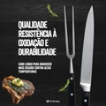 Kit Faca e Garfo Premium Forjado Aço Alta Qualidade Grillrelax