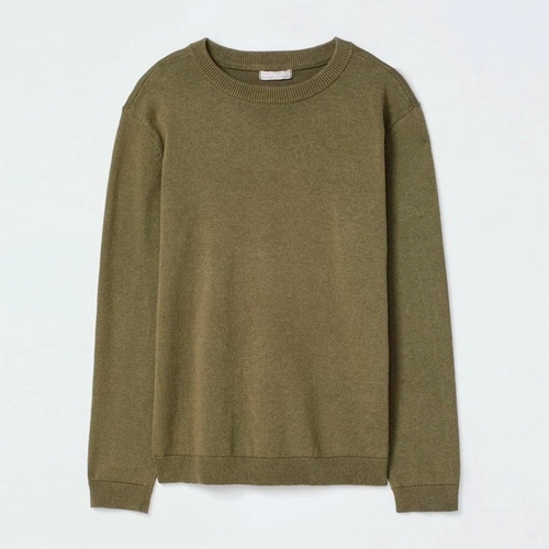 Blusa em Tricot Liso Verde Hering - Masculino