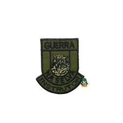 Distintivo de Gorro Bordado de Baixa Visibilidade (INSTRUTOR GUERRA NA SELVA)